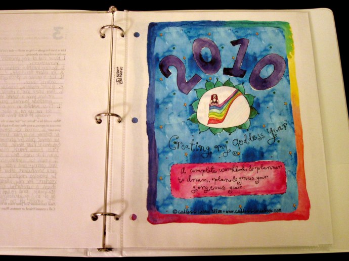 I'm working through Goddess Leonie's '2010: Creating My Goddess Year', too.